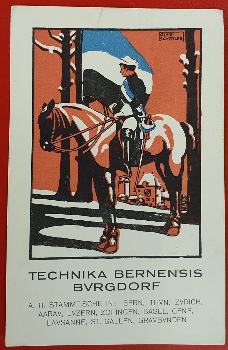 Cartoline postali: TECHNIKA BERNENSIS BURGDORF 1926 – Usato da Kreuzlingen venduto da Rschweiz1