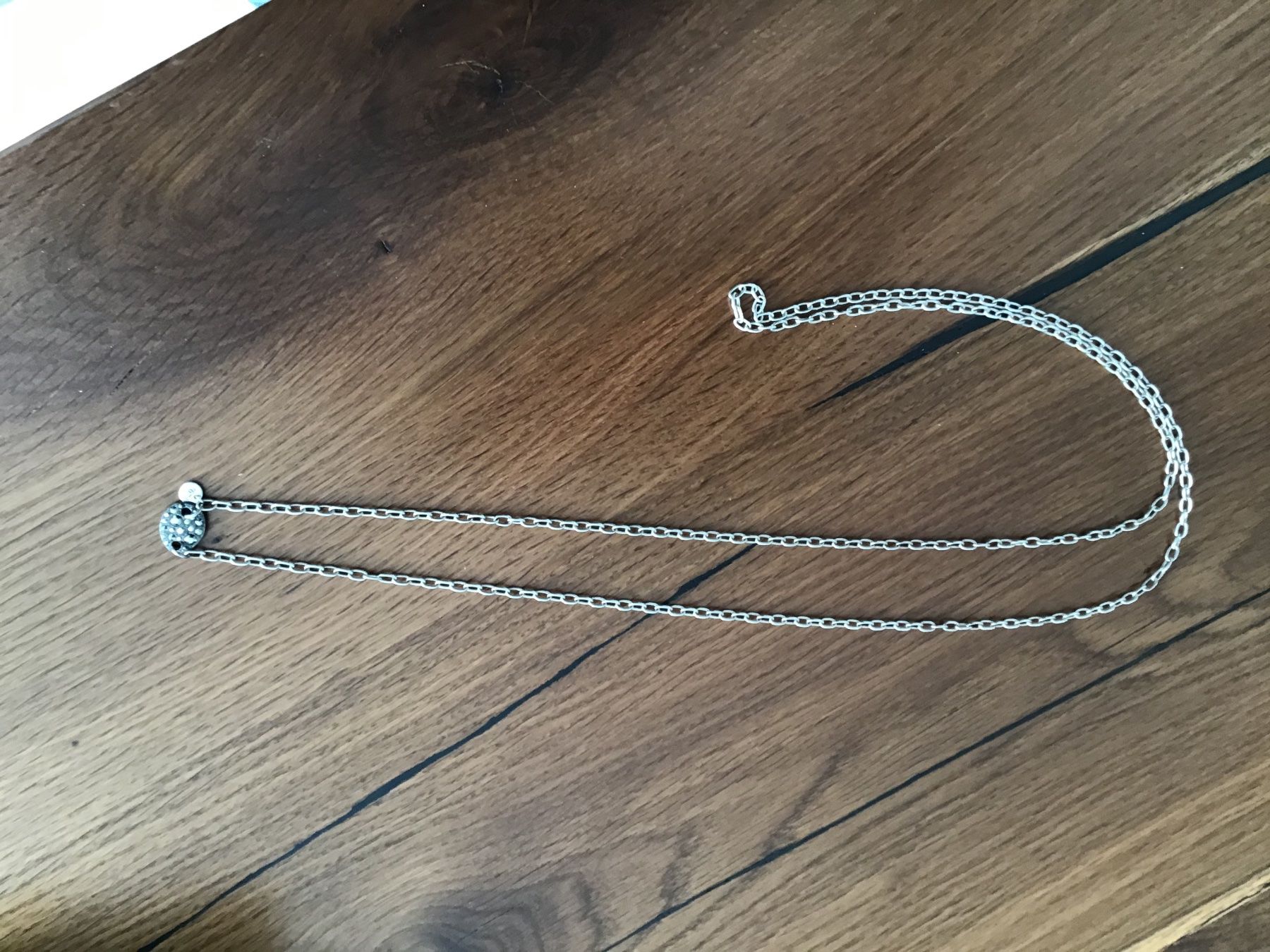 Pomellato Catenine: Original Pomellato 67 Silber Halskette Lang – Nuovo e nell'imballaggio originale da Kaiseraugst venduto da RJ03 3