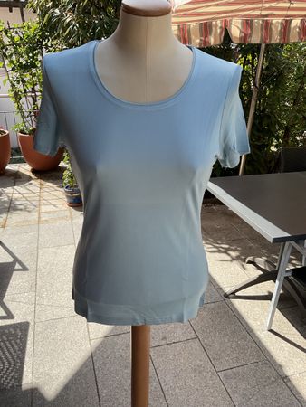 Alkena Rundhals 100% Seide Tshirt S