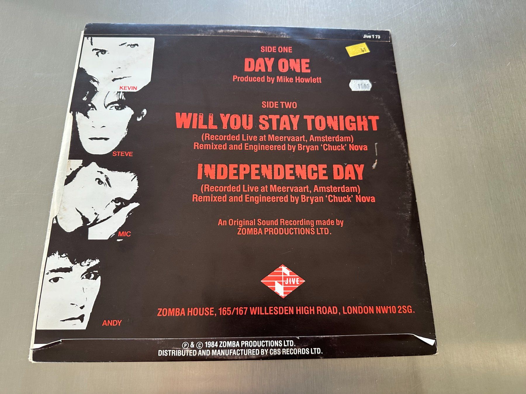 Dischi in vinile: THE COMSAT ANGELS 12 DAY ONE – Usato da Sion venduto da jaipur1401 1