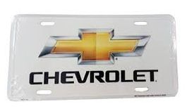 License Plate Nummernschild-CHEVROLET LOGO