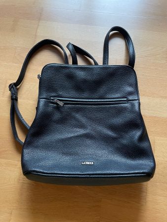 L.Credi Rucksack schwarz, Leder, Top Zustand