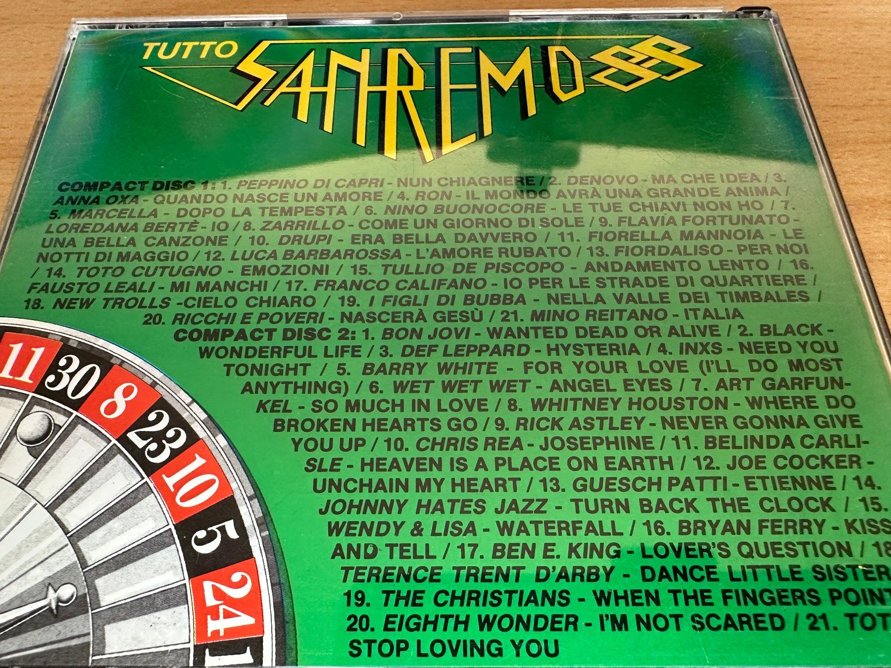 CD: Various – Tutto Sanremo 88 - 2 CD – Usato da Rikon im Tösstal venduto da Alpenmutz 1