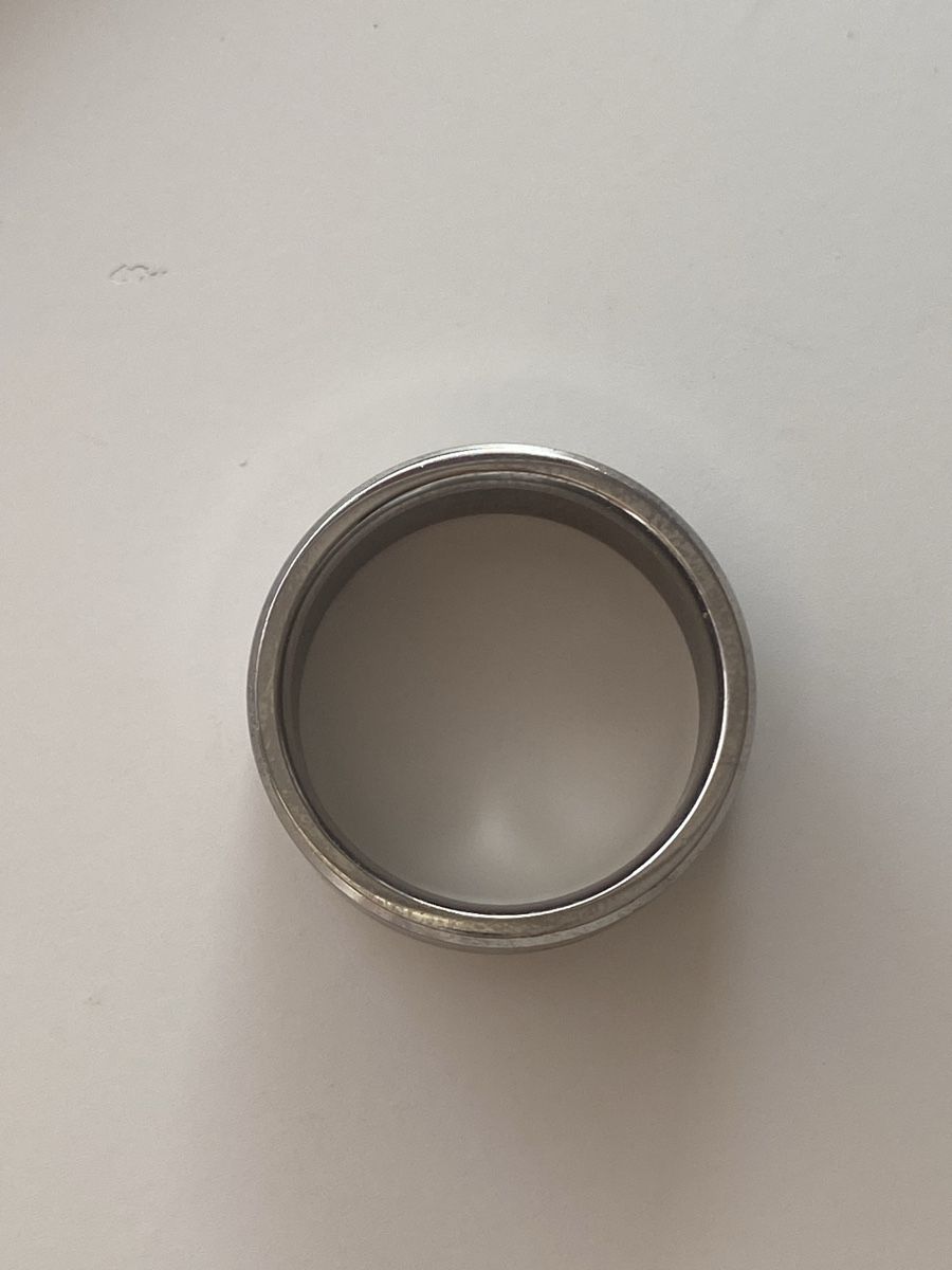 Anelli: Xenox Massive Edelstahl Silberne Band Ring – Nuovo (secondo la descrizione) da Givisiez venduto da dor_xb9k 2