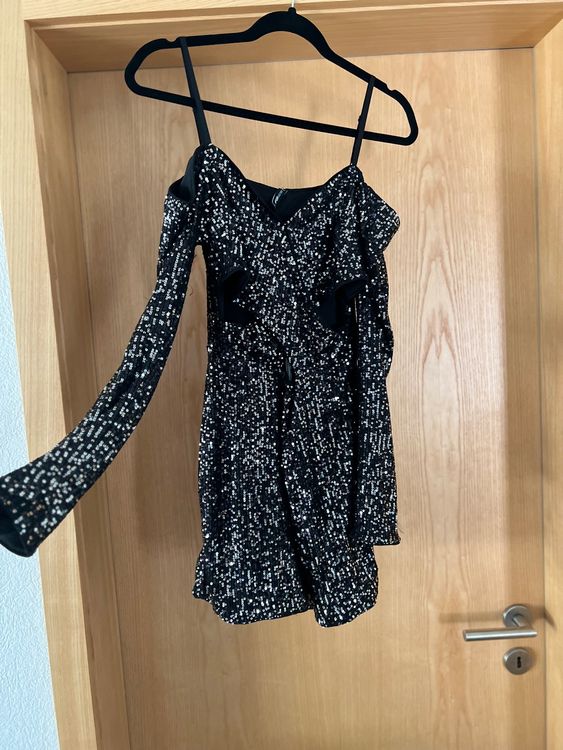 Glitzer Jumpsuit kurz gr. M, neu Kaufen auf Ricardo