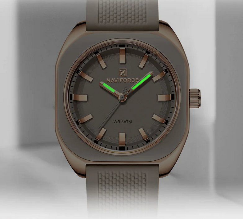 Orologi: Elegante polygonale Silikonuhr mit Quarzwerk – Nuovo e nell'imballaggio originale da Lausanne venduto da WATCH-WORLD 3