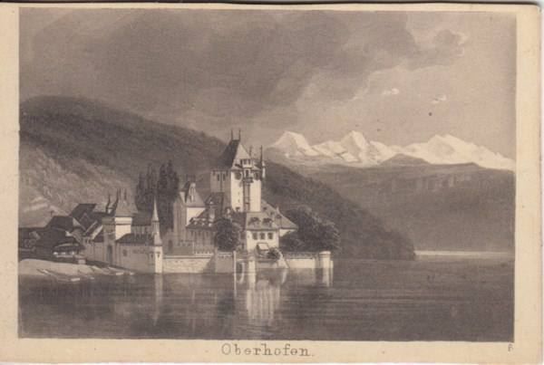 Incisioni: OBERHHOFEN, AQUATINTA UM 1850 – Antico da Grüningen venduto da Kartensammler 1