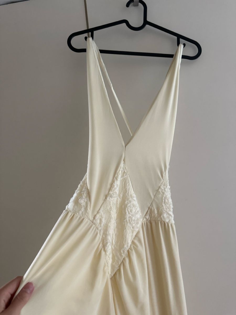 Vestiti: Kleid Spitze Creme lang Grösse ca. S gut erhalten – Usato da Zug venduto da a.marryl 1