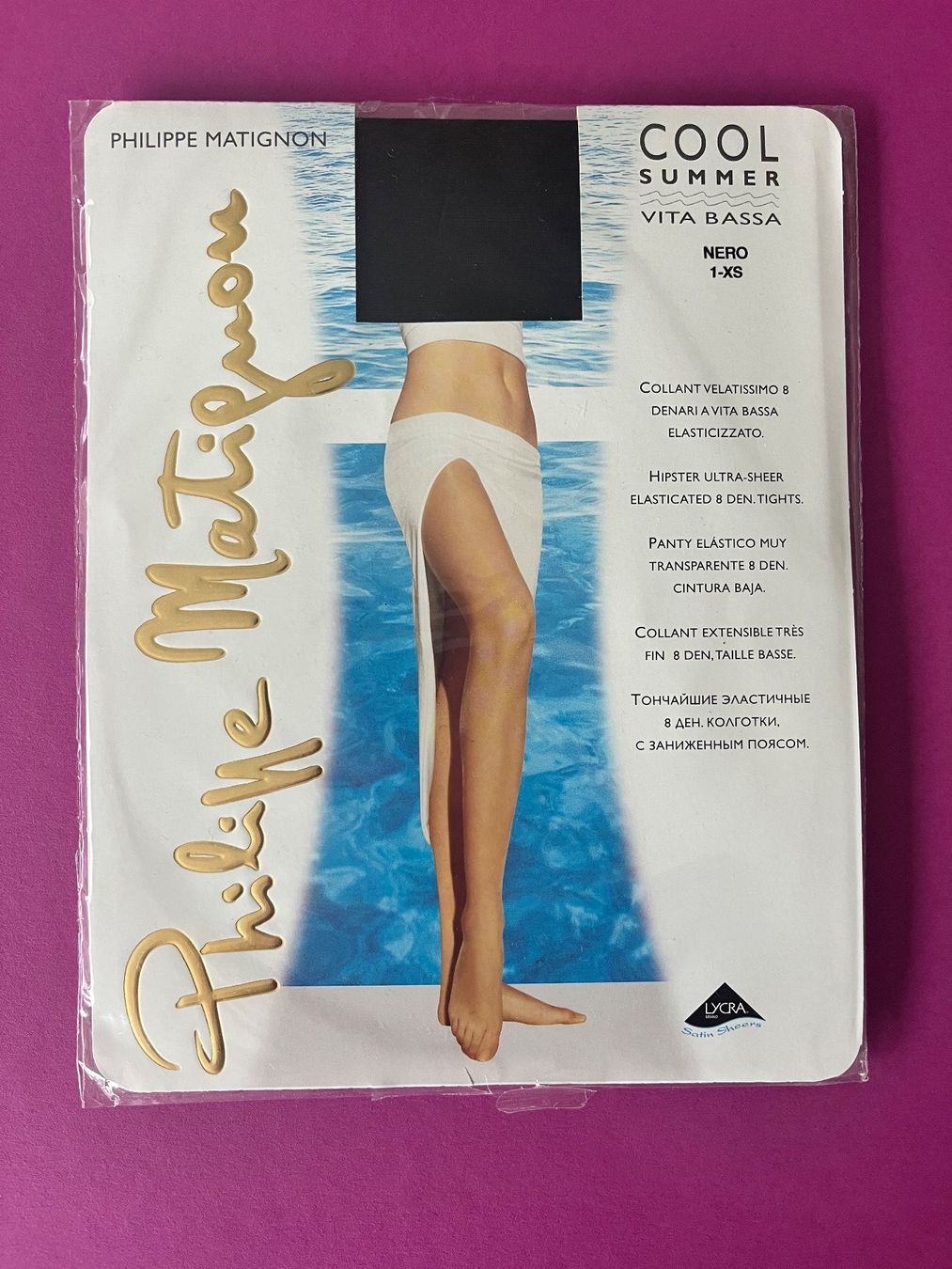 Calze & Collant: Strumpfhose Cool Summer, Philippe Matignon, Grösse 36/38 – Nuovo e nell'imballaggio originale da Rudolfstetten venduto da gst_g7xl
