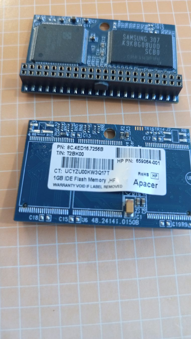 Schede di memoria: apacer idie flash Speicher 44pin – Nuovo (secondo la descrizione) da wila venduto da audi48