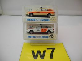 Rietze 50938 u. 50939 Audi A6 C5, 1/87, Nr. w7