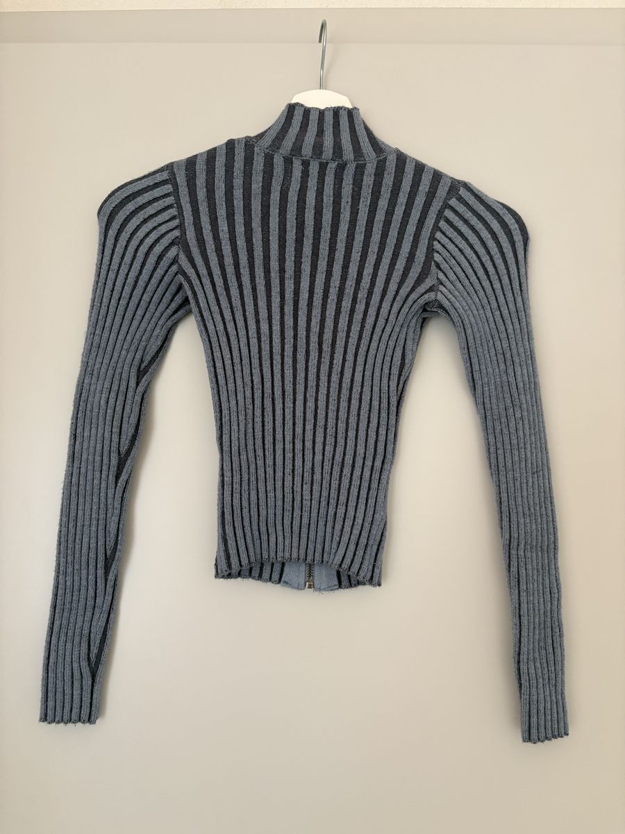 Pull&Bear Maglioni & Felpe: Pull and Bear Strickjacke gestreift grau Grösse XS – Nuovo (secondo la descrizione) da Langenthal venduto da hih_sfd7 2