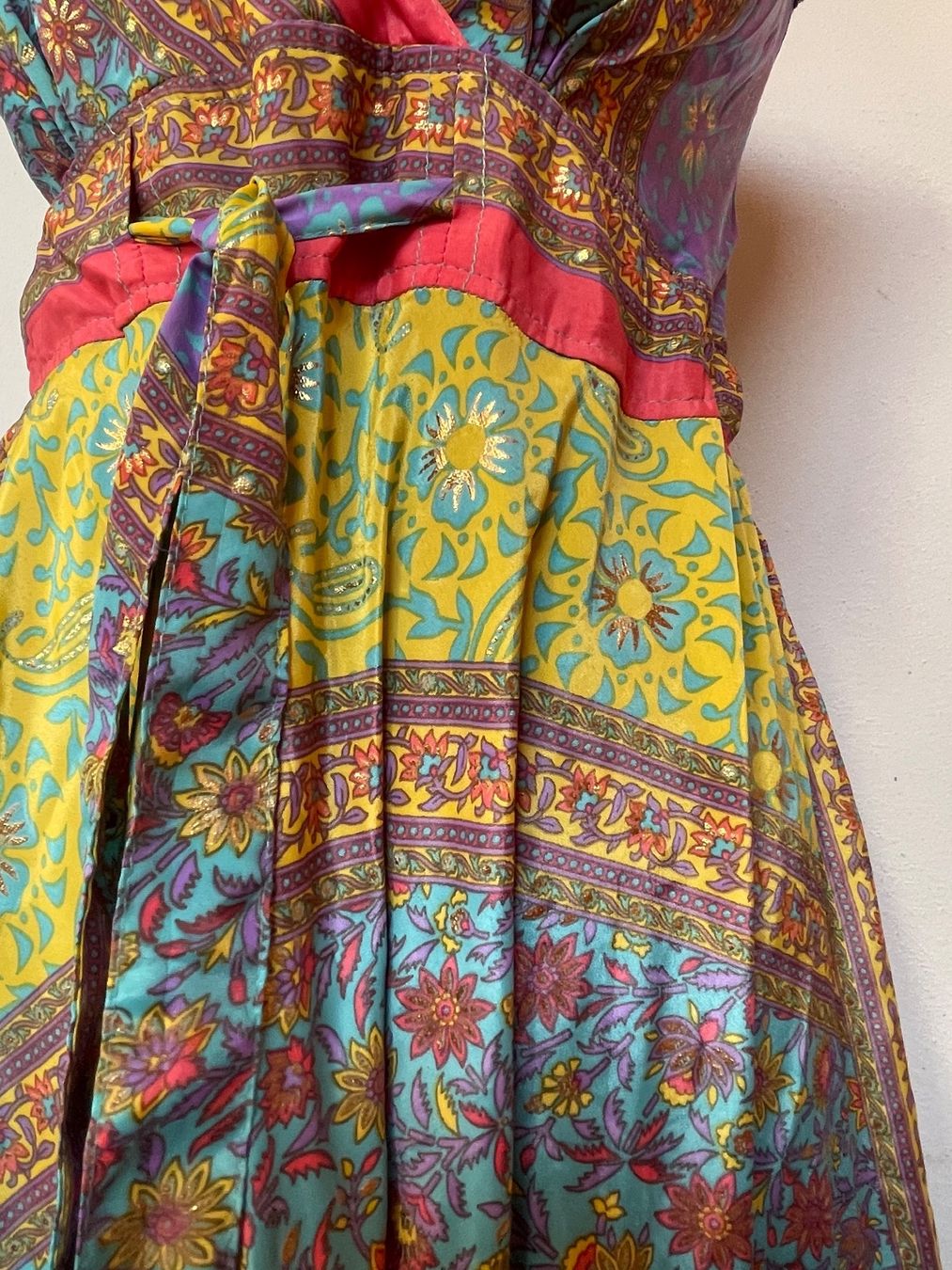 Kleider: Boho Maxiträgerkleid in Seidenoptik – Neu (gemäss Beschreibung) aus Sigriswil von ck56 5