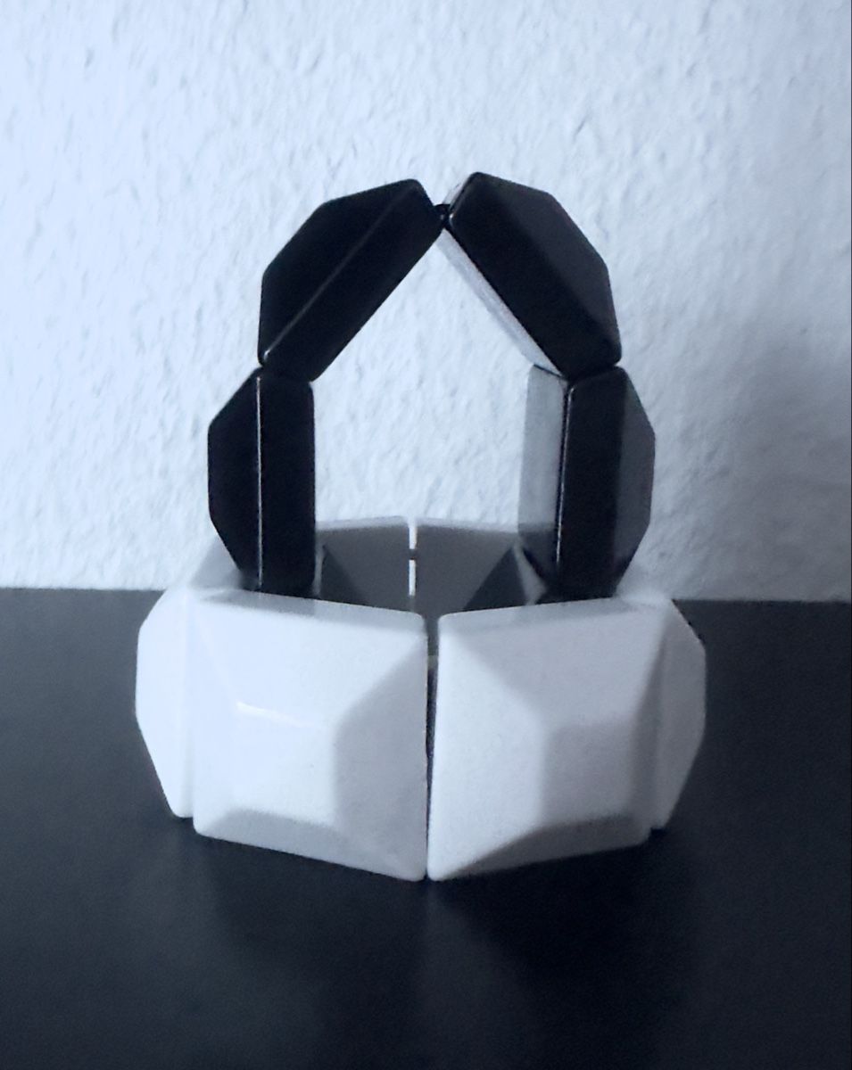 Bracciali & Braccialetti: 1980s Memphis Style Geometric Acrylic Bracelets – Usato da Affoltern am Albis venduto da Sveta75 5