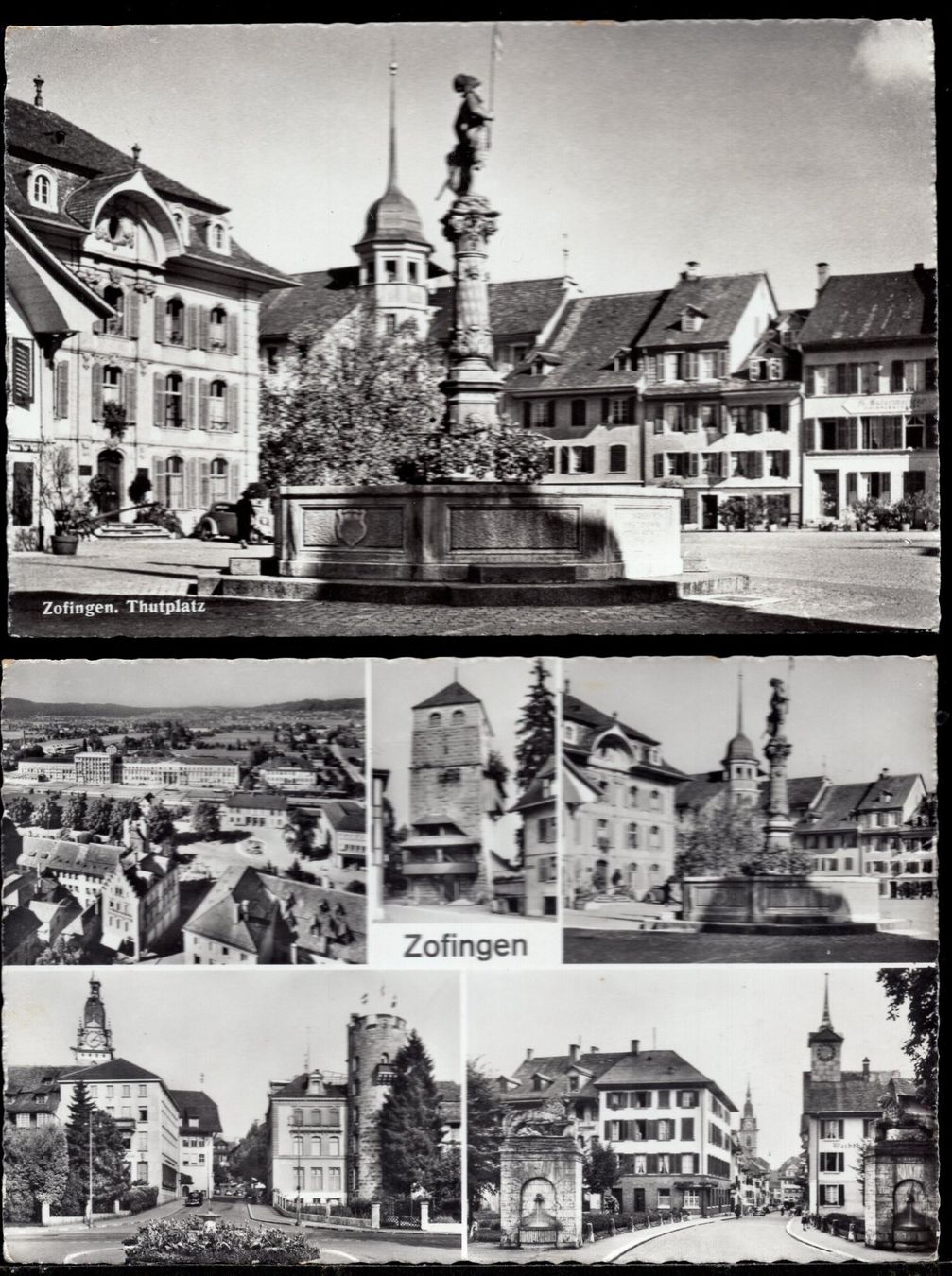 Cartoline postali: 2 Karten Zofingen – Usato da Aarau venduto da kufi44