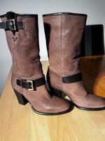 Braune Lederstiefel, Grösse 37,Top Zustand für Herbst