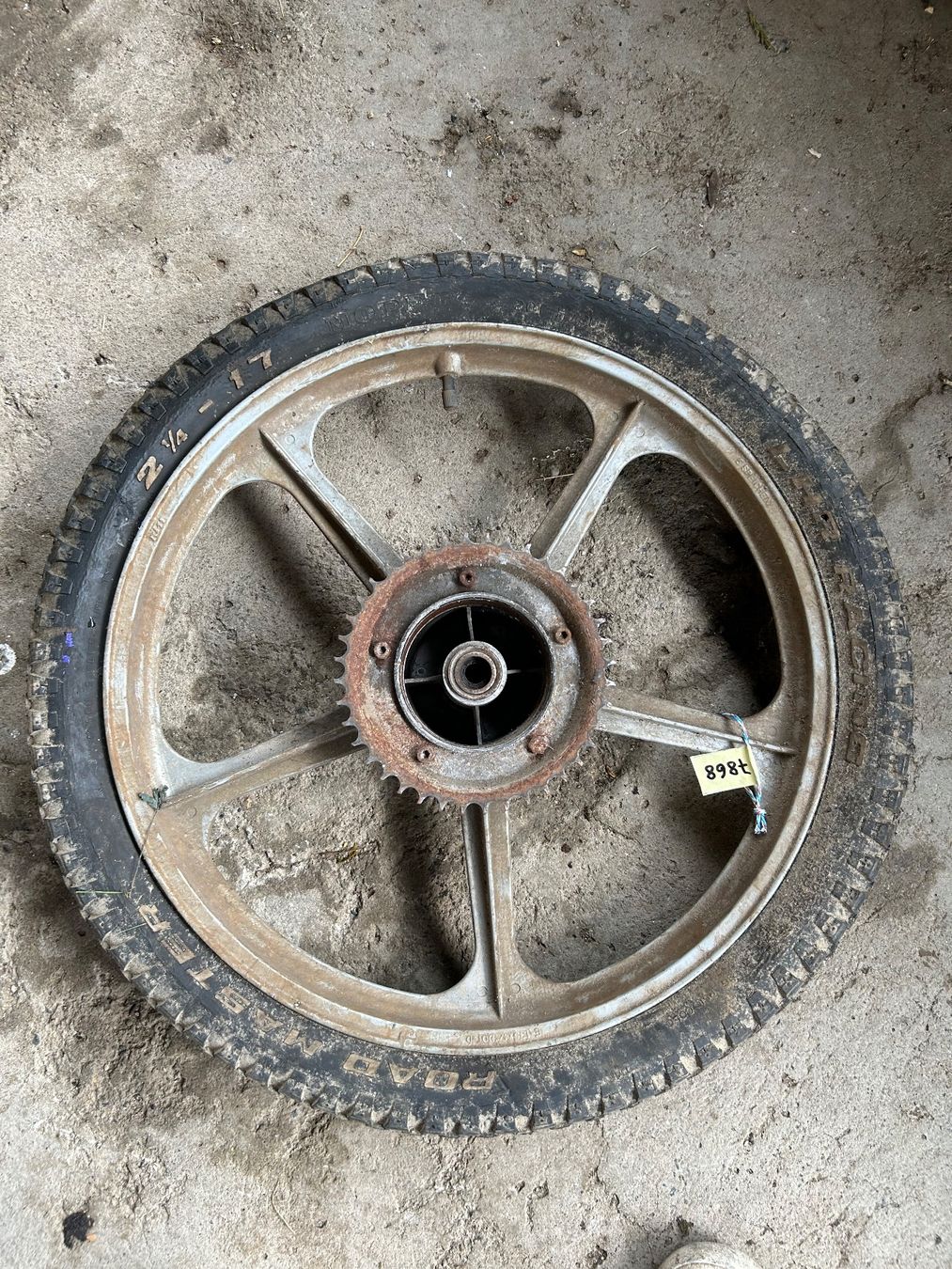 Puch Mofa-Ersatzteile: Mofa Gussfelgen Hinterrad 17 Zoll – Gebraucht aus Fahrni b. Thun von berger_tuning34