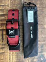VITOMALIA Hundehalsband Classic Nero (Edition Bordeaux, M)