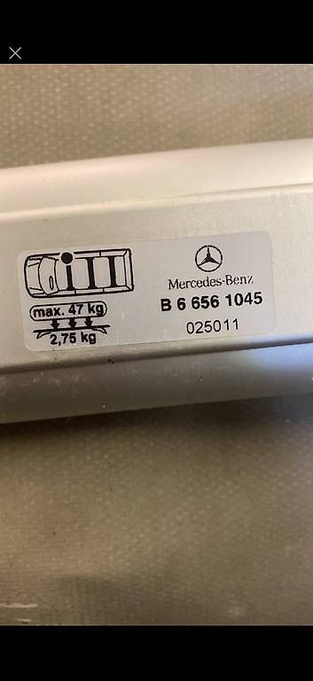 Portapacchi: Original Mercedes-Benz Dachträger – Usato da Steffisburg venduto da DeniseNThiede 1