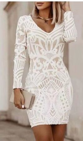 Sommerkleid kurz (Gr. S) beige/hellbraun - Porto GRATIS