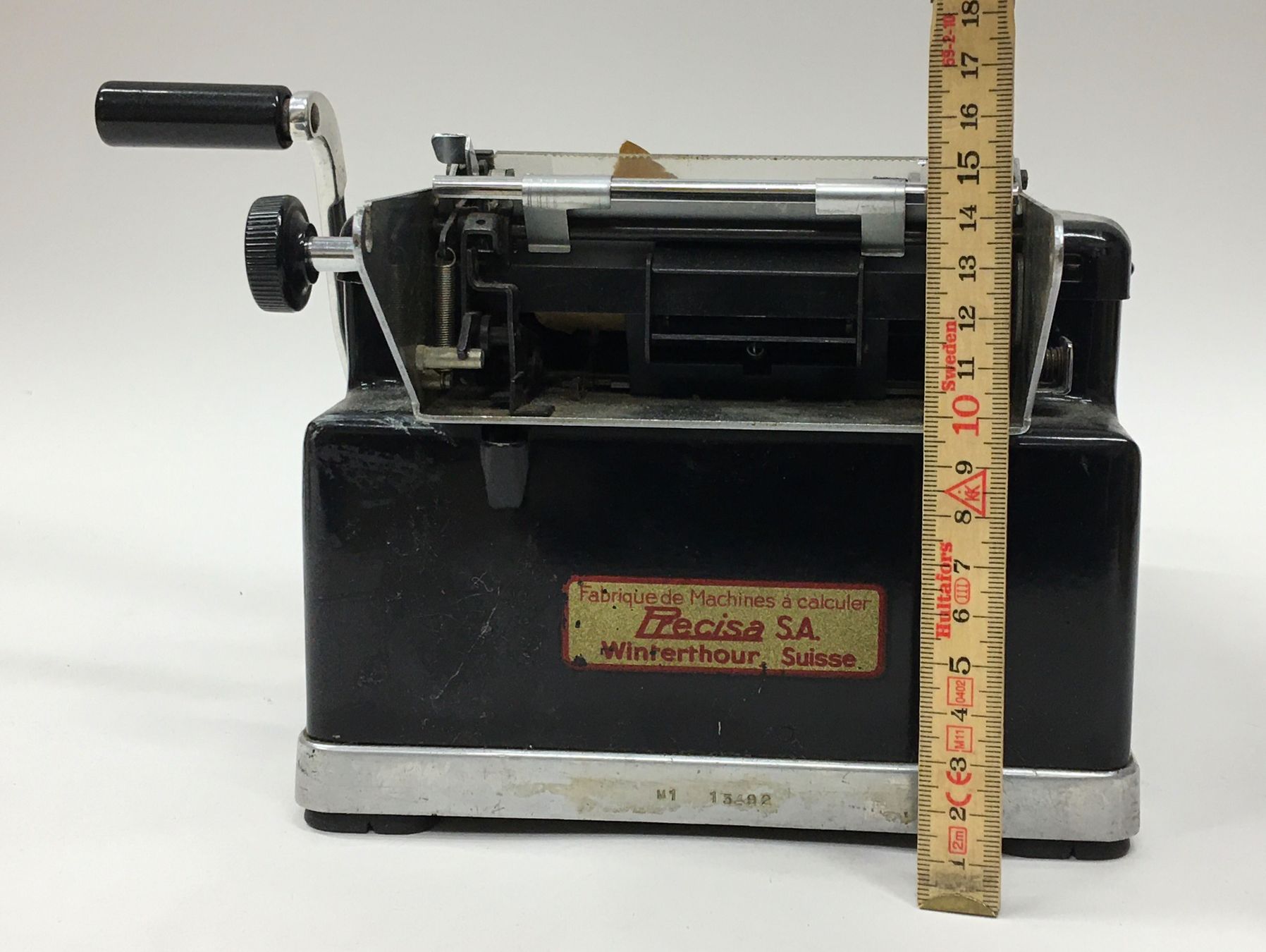 Kassen: Vintage Precisa Rechenmaschine, mechanisch – Gebraucht aus Olten von ELHANDEL 8