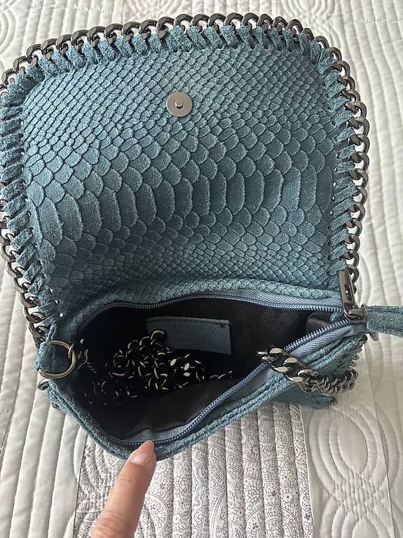Taschen für Damen: Pochette bleu canard  – Gebraucht aus Châtelaine von gar_fxl2 1