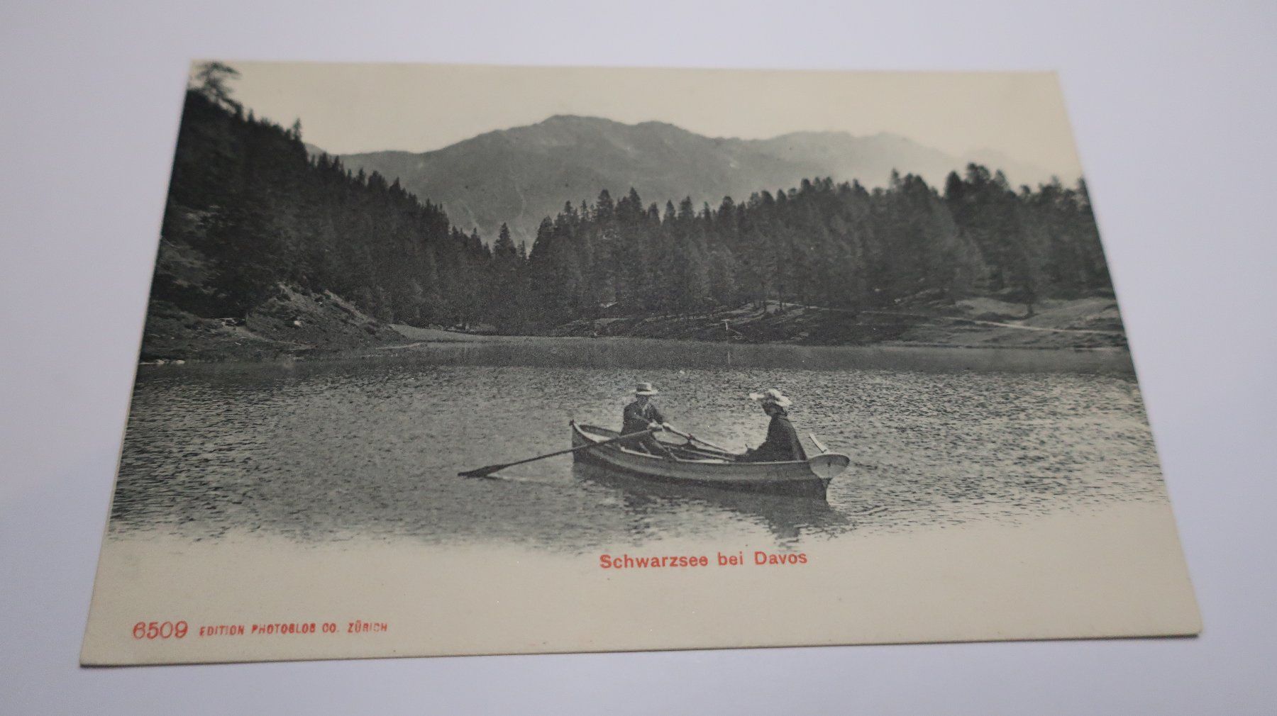 Ansichtskarten: Schwarzsee bei Davos – Gebraucht aus Cormoret von Pascalll2001 1