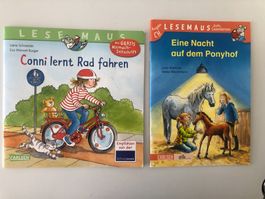 Lesemaus Conni lernt Rad fahren /eine Nacht auf dem Ponyhof