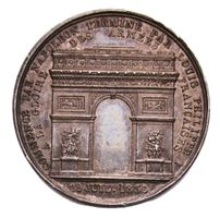 1836 Louis Philippe I (Arc de Triomphe), Silber UNC, unz.