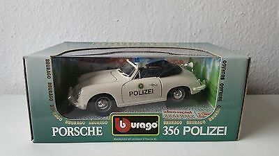 Porsche Modellautos: PORSCHE 356 POLIZEI im Massstab 1:18 – Neu und originalverpackt aus Erlenbach im Simmental von Model_box 4