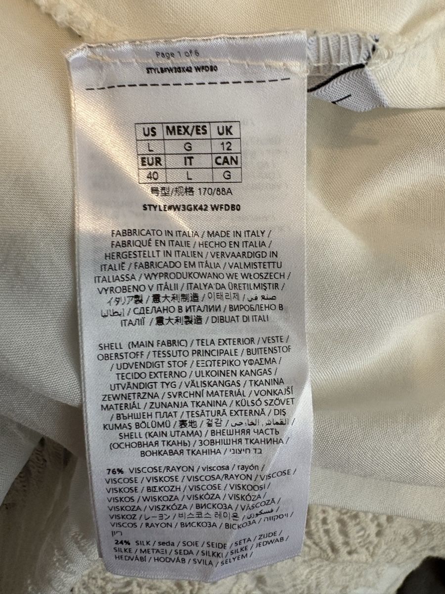 Guess Vestiti: Guess Sommerkleid weiss Gr. 42 – Usato da Hefenhofen venduto da lada69 3