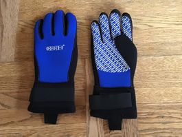Neoprene Handschuhe Aquatica Blau Schwarz Neopren Grösse L