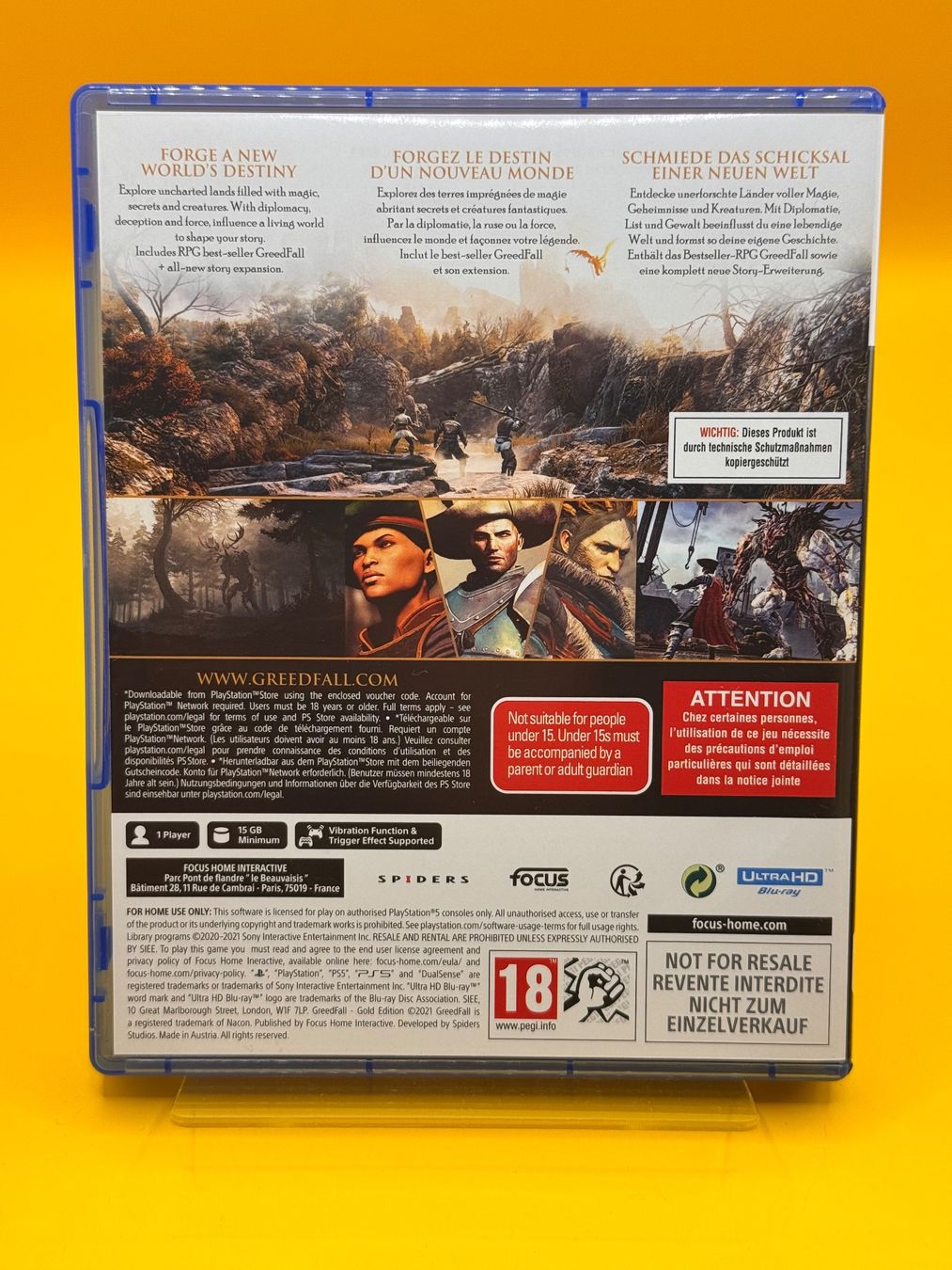 Sony Spiele: GreedFall PS5 – Gebraucht aus Oberwil b. Zug von silver2024 3