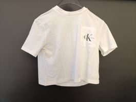 CALVIN KLEIN JEANS crop top blanc Taille M