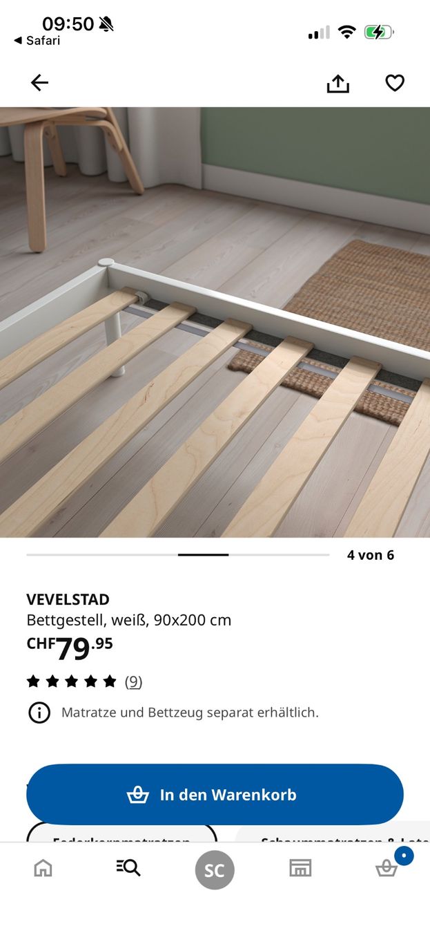 Ikea Letti: Bett Ikea 90 x 200 – Usato da Zürich venduto da oxytoxin 2