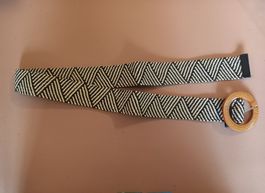 Gürtel aus böhmischem Leinen Ceinture tressée en lin bohème