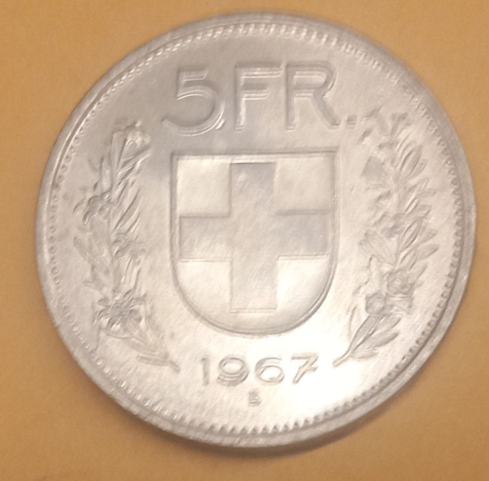 Tutti le monete: 5 fr Svizzera 1967 – Usato da Minusio venduto da epp_cty9
