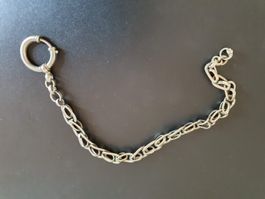 antike silberne Uhrenkette (leicht defekt)