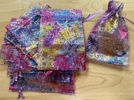 10 x Organza Säckli  Beutel   für Geschenke   10/15 cm  vio