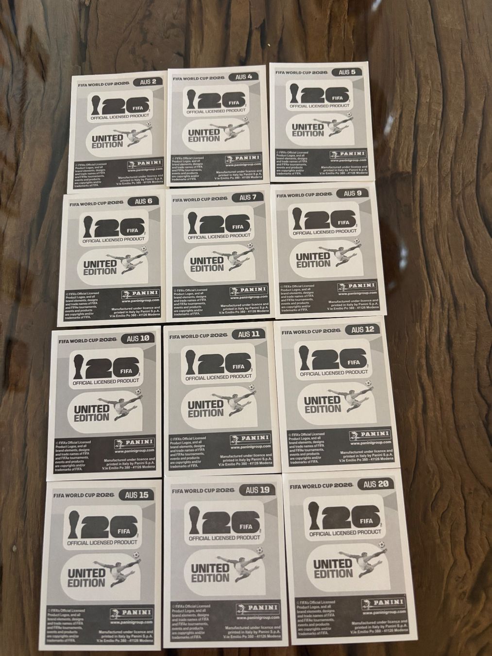 Panini Carte collezionabili: Panini Sticker AUS 12 Stück – Nuovo (secondo la descrizione) da Spiez venduto da inf_l9c6 1