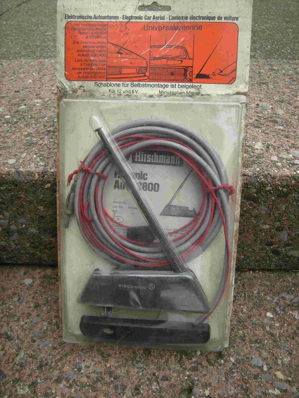 Radiocomunicazione: Antenne Hirschmann Auta 3800 mit eingebautem Verstärker – Nuovo e nell'imballaggio originale da Schönenberg ZH venduto da Funk-und-Radiobrocki 1