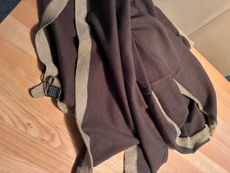 Schal Viskose braun/gold NEU