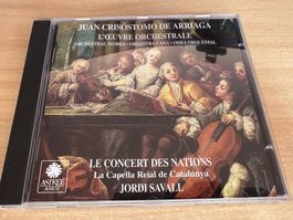 G7 Jordi Savall – Juan Crisósto Arriaga L'Oeuvre Orchestrale