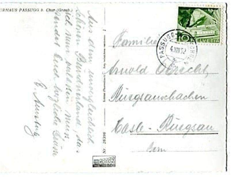 Cartes postales: Passugg, Kurhaus – D'occasion à Ottikon b.Kemptth. par Neptun1974 1