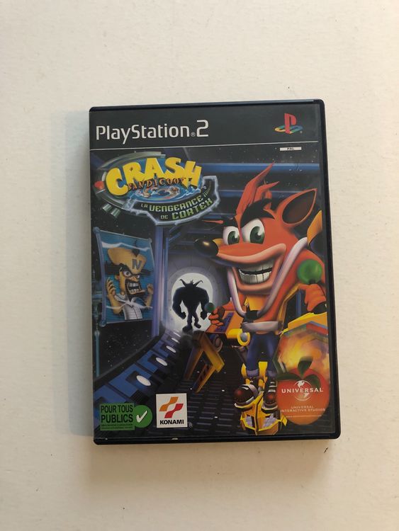 Jeu PS2 – Crash Bandicoot : La Vengeance De Cortex – Bon état – PlayStation 2