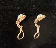 Ohrclips Vintage Roségold/Opal