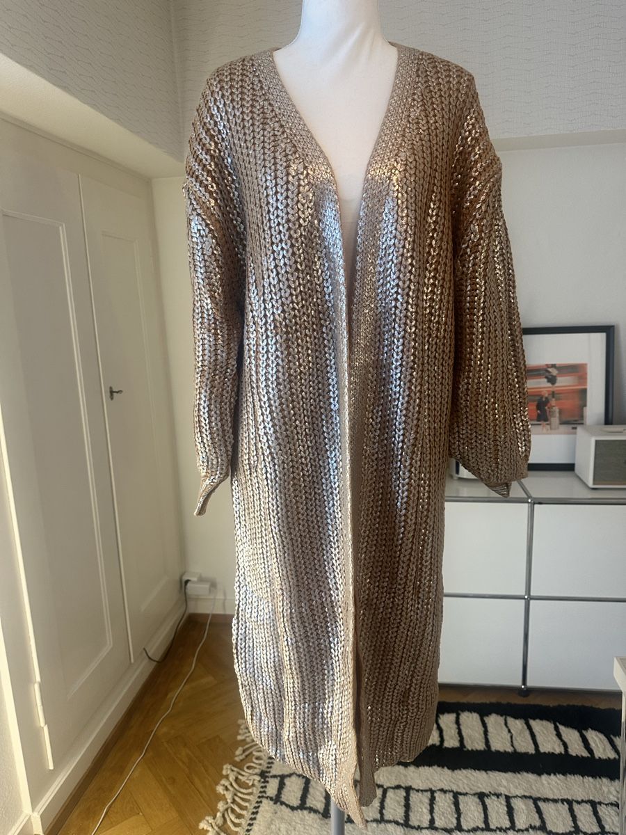 Giacche: Strickjacke beige mit silber – Nuovo (secondo la descrizione) da Zürich venduto da Mona-L 5