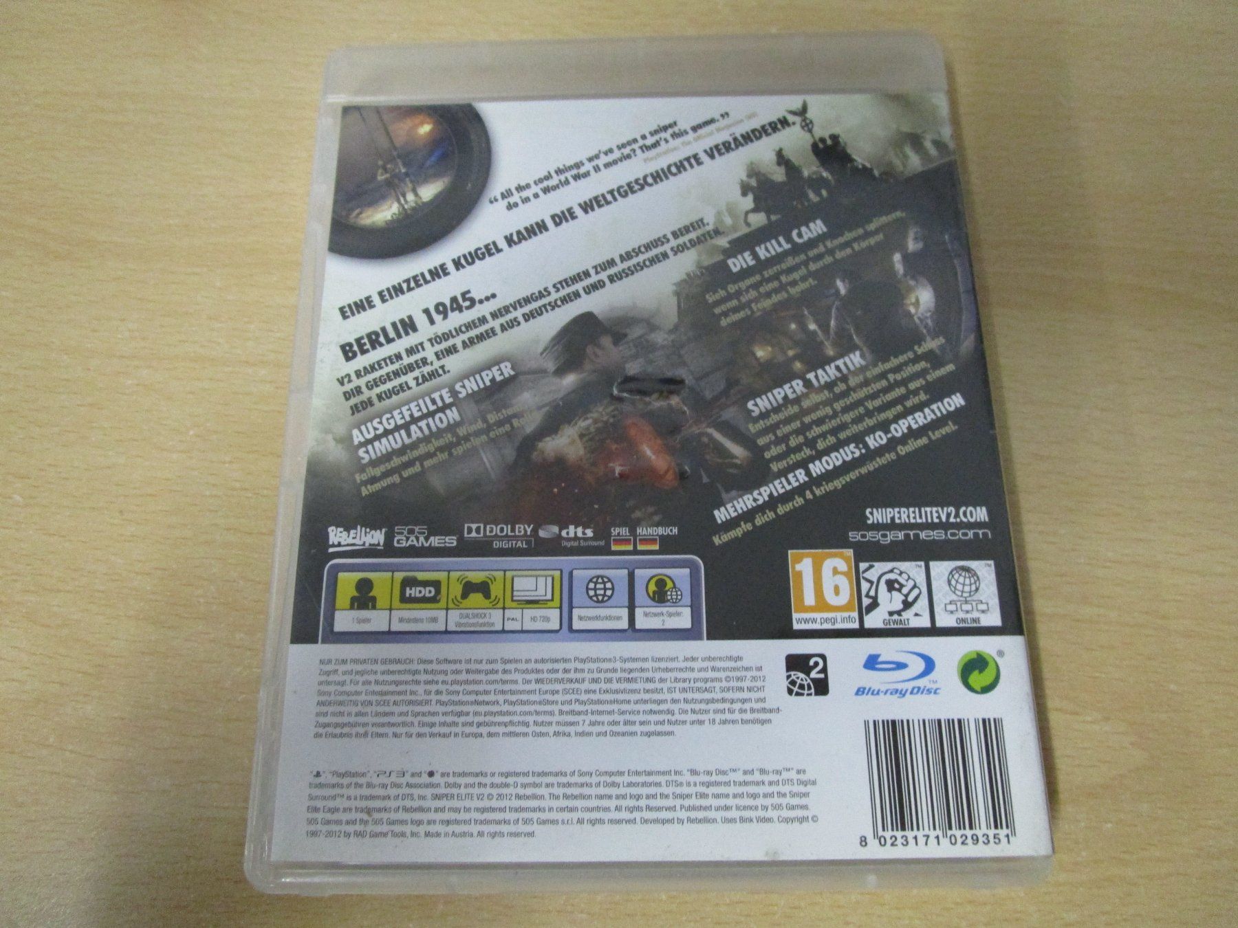 Sony Giochi: Sniper Elite Playstation 3 PS3 – Usato da Goldau venduto da agestuffer 1