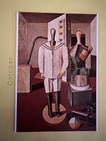 AK mit Kunst von Carlo Carra