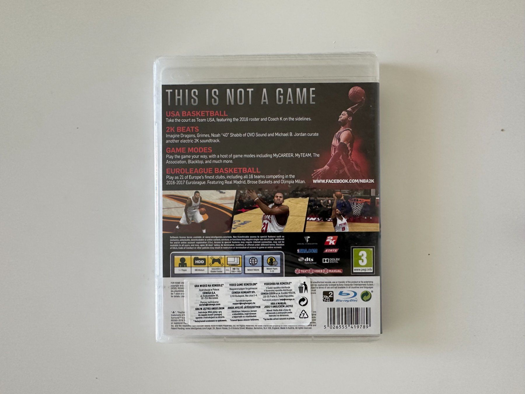 Sony Giochi: NBA 2K17, Sony Playstation 3, PS3 Sealed – Nuovo e nell'imballaggio originale da Couvet venduto da nay_prh5 1